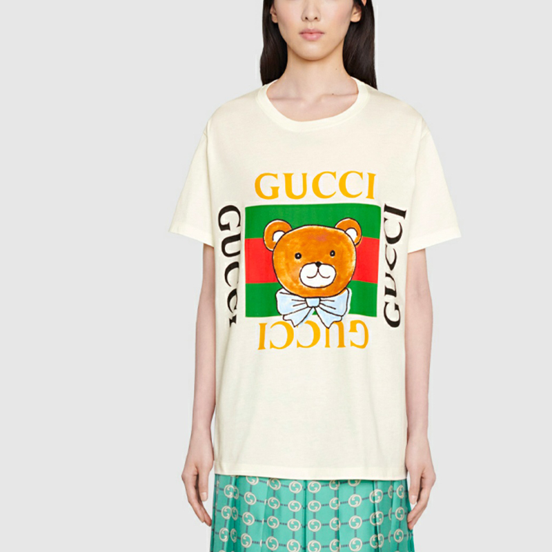 GUCCI x KAI Teddy bear oversize T-shirt 2 colors [gc0a422] - NT$1,836