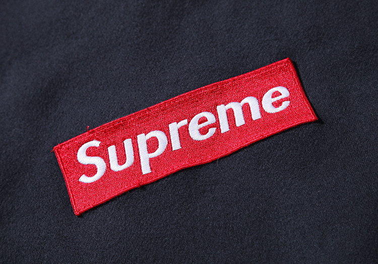 Supreme 15FW Box Logo Crewneck Sweatshirt Navy [SUPREME0A011] - $117