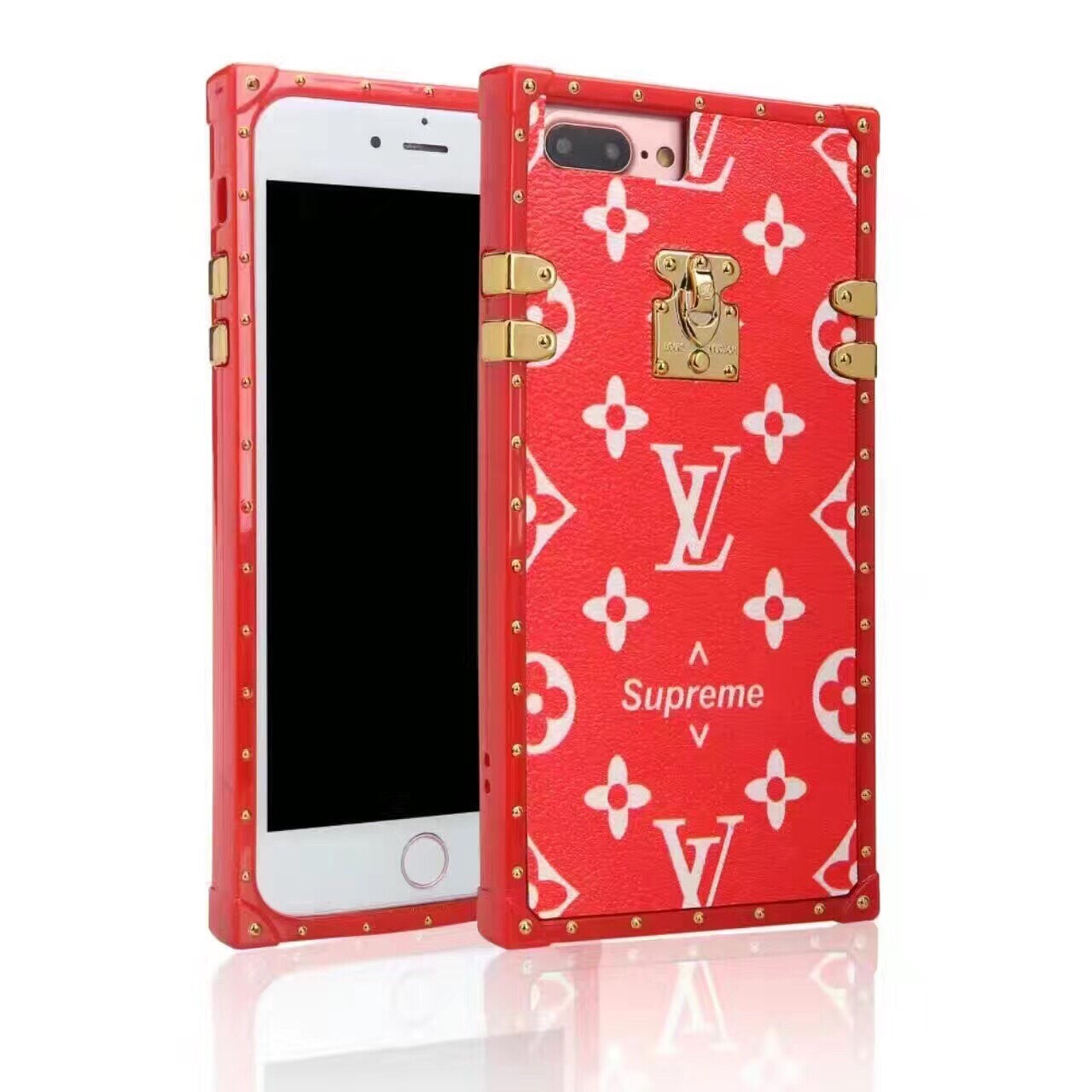 Supreme & Louis Vuitton Iphone6/6s Iphone6/6s Plus Iphone7 Iphone7 Plus Iphone8 Iphone8 plus ...