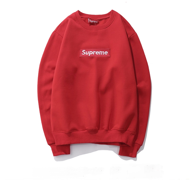 Supreme (シュプリーム) ボックスロゴ クルーネック スウェットシャツ(Box Logo Crewneck Sweatshirt) レッド