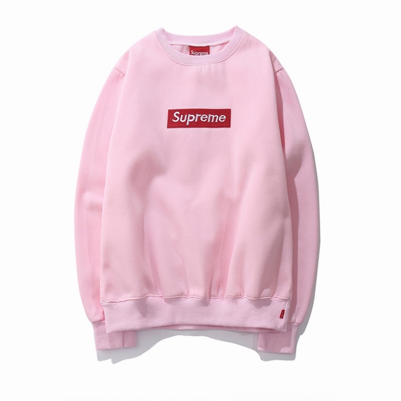 Supreme (シュプリーム) ボックスロゴ クルーネック スウェットシャツ(Box Logo Crewneck Sweatshirt) ピンク