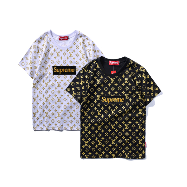 大人気ブランド Supreme X Louis Vuitton Tシャツ 2色