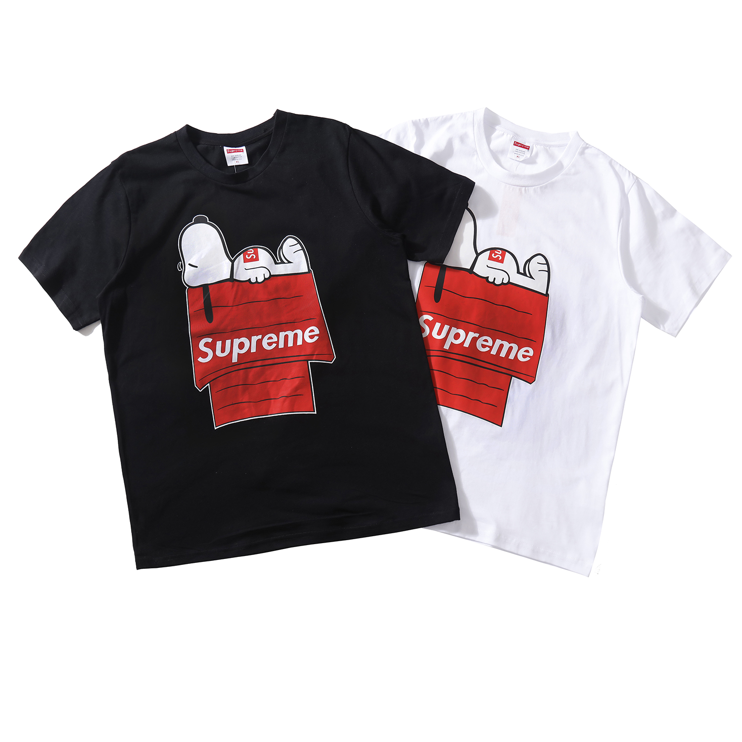 Supreme (シュプリーム) Snoopy Cartoon Printed Tシャツ 2色