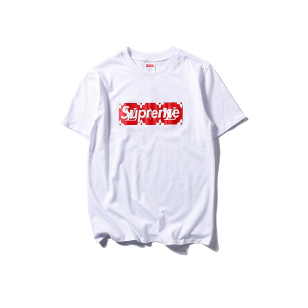 大人気ブランド supreme x Louis vuitton Tシャツ ホワイト