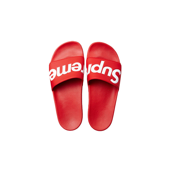 Supreme シュプリーム Slides Sandals Red