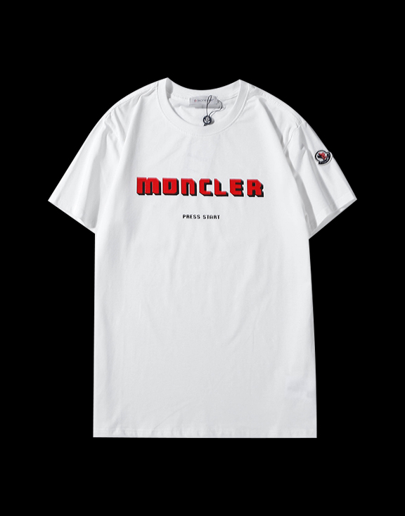 メンズ モンクレール/MONCLER Tシャツ Press Start 袖ロゴ入りプリント